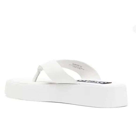 SENSO Parker Ll Chunky Flip Flops in White size 40 - Picture 3 of 4